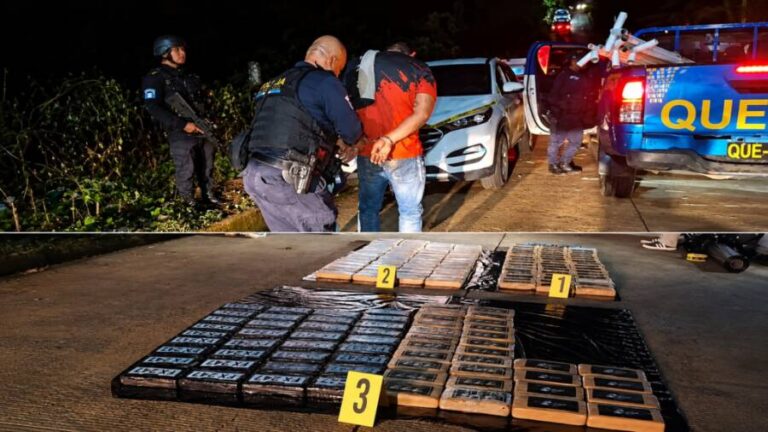 DECOMISAN 168 PAQUETES DE COCAÍNA EN GUATEMALA; EL CARGAMENTO SE DIRIGÍA A CHIAPAS